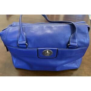 Beautiful $398 Kate Spade Hampton Road Janie Bag Shoulder Satchel Blue Purse Bag